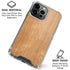 Natural Wood iPhone 16 Pro Clear Case